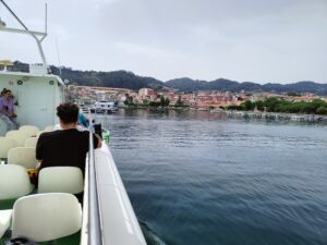 View of the water from boat