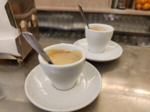 2 cups of espresso