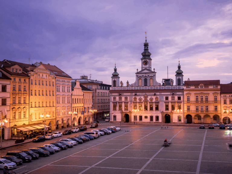 České Budějovice: A historic city with a lively student atmosphere, captivating architecture, and world-famous beer.